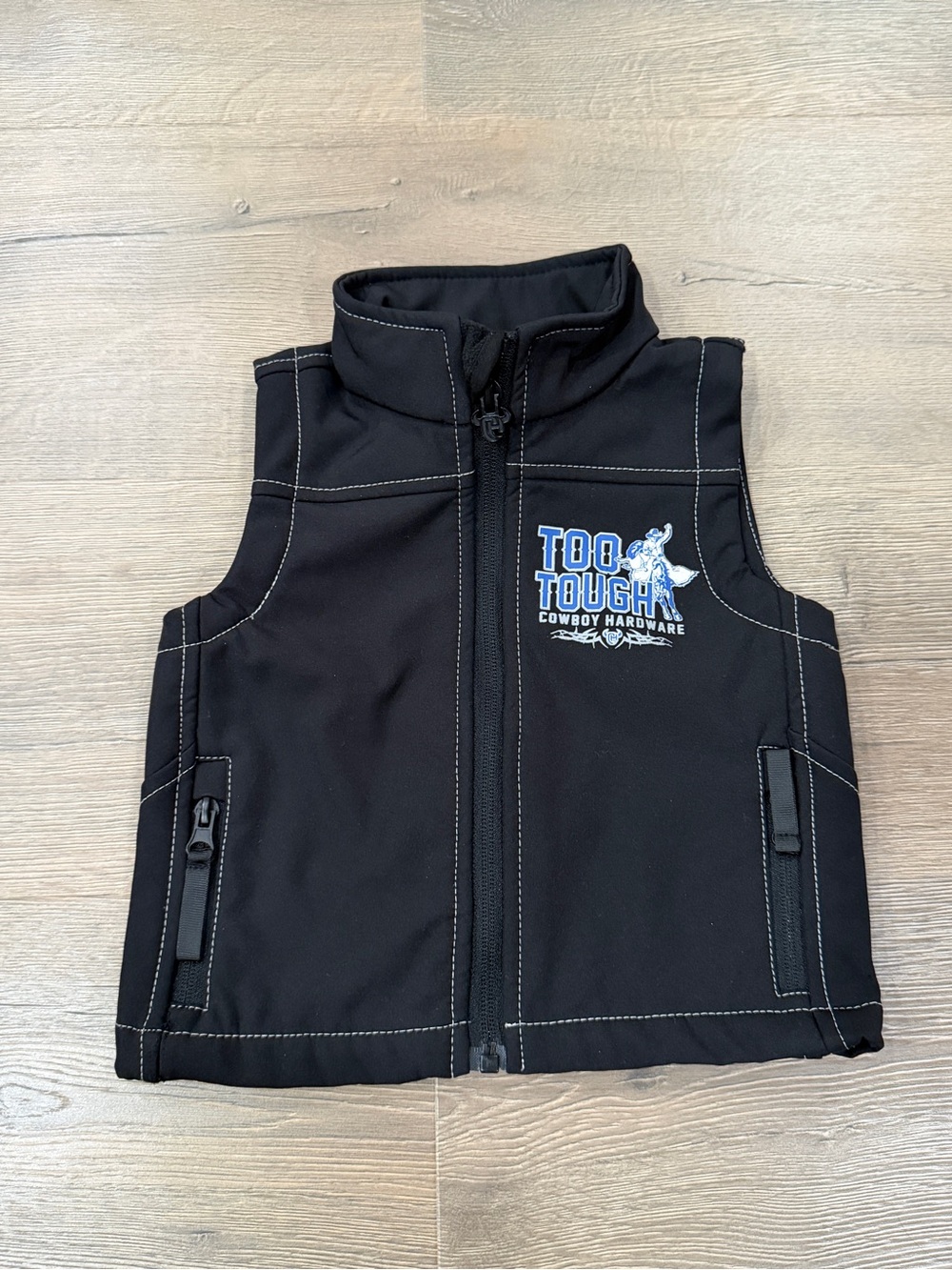 Cowboy Hardware Black Vest Boys 18m